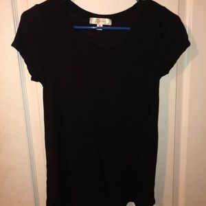 La Vie 89 Plain Black Tee